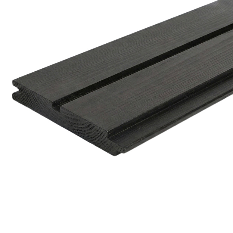 20 x 140 mm glat UTS10-G10 fer-not m/1 spor sortmalet beklædning Thermo Fyr