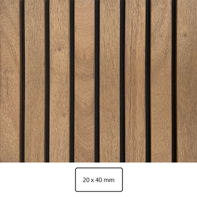 Louro Gamela listebeklædning FSC® 20 x 40 mm