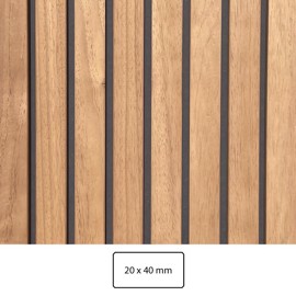 Thermo Ayous listebeklædning FSC® 20 x 40 mm