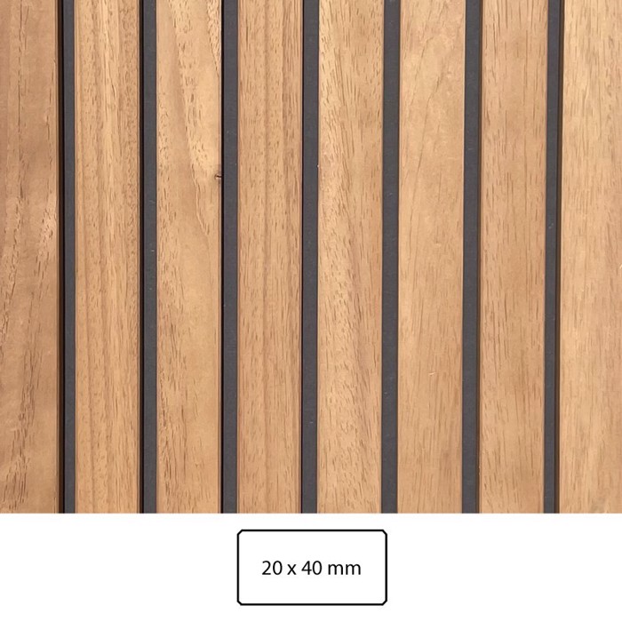 Thermo Ayous listebeklædning FSC® 20 x 40 mm