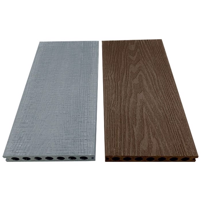 Komposit Juneau 23 x 150mm grå træstruktur Gummibelægning