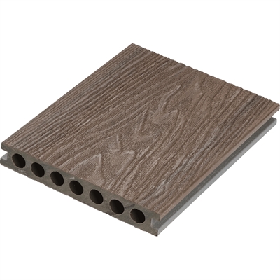 Komposit Juneau 23 x 150mm valnød træstruktur Gummibelægning