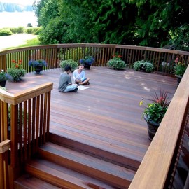 Bangkirai 21x145mm Terrasseplanker olieret