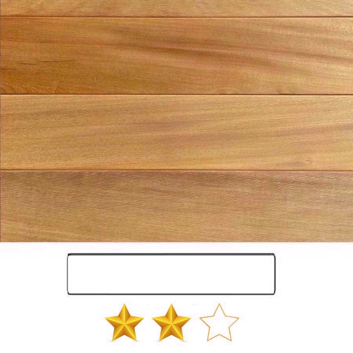 Garapa, FSC® 21 x 145mm glat/glat